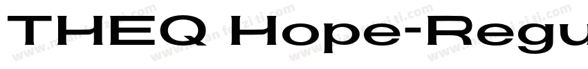 THEQ Hope-Regular字体转换